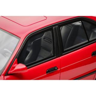 BMW E34 M5 20 Jahre Mugello Red 274 1992 OttO mobile 1:18 Resinemodell (Türen, Motorhaube... nicht zu öffnen!)
